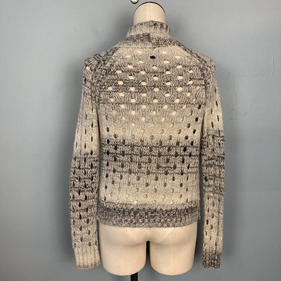 𝅺american Eagle Outfitters Wool Blend Open Front Ombre Cardigan Women's Size XS - Picture 4 of 12